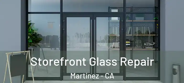  Storefront Glass Repair Martinez - CA